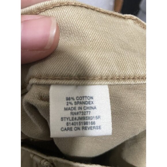 Mudd Women’s High Rise Utility Jeggings FLX Stretch Skinny Jeans Tan Khaki SZ 9 - Picture 8 of 11
